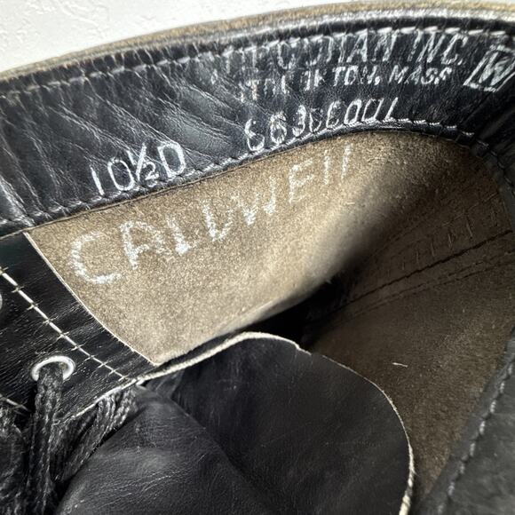 Vintage Corcoran Jump Boots Men's 10.5 D Black Leather Red Tag Combat Military - Picture 11 of 13